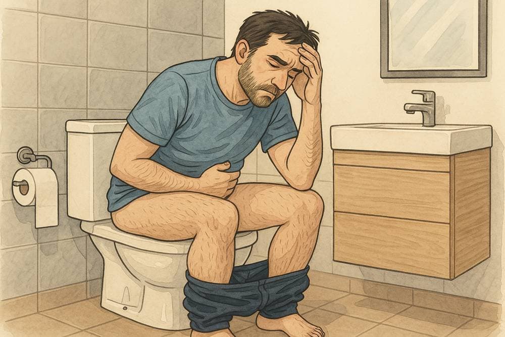 התקף חרדה שלשולים