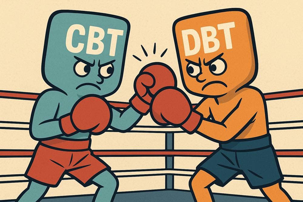 מה ההבדל בין CBT ל DBT