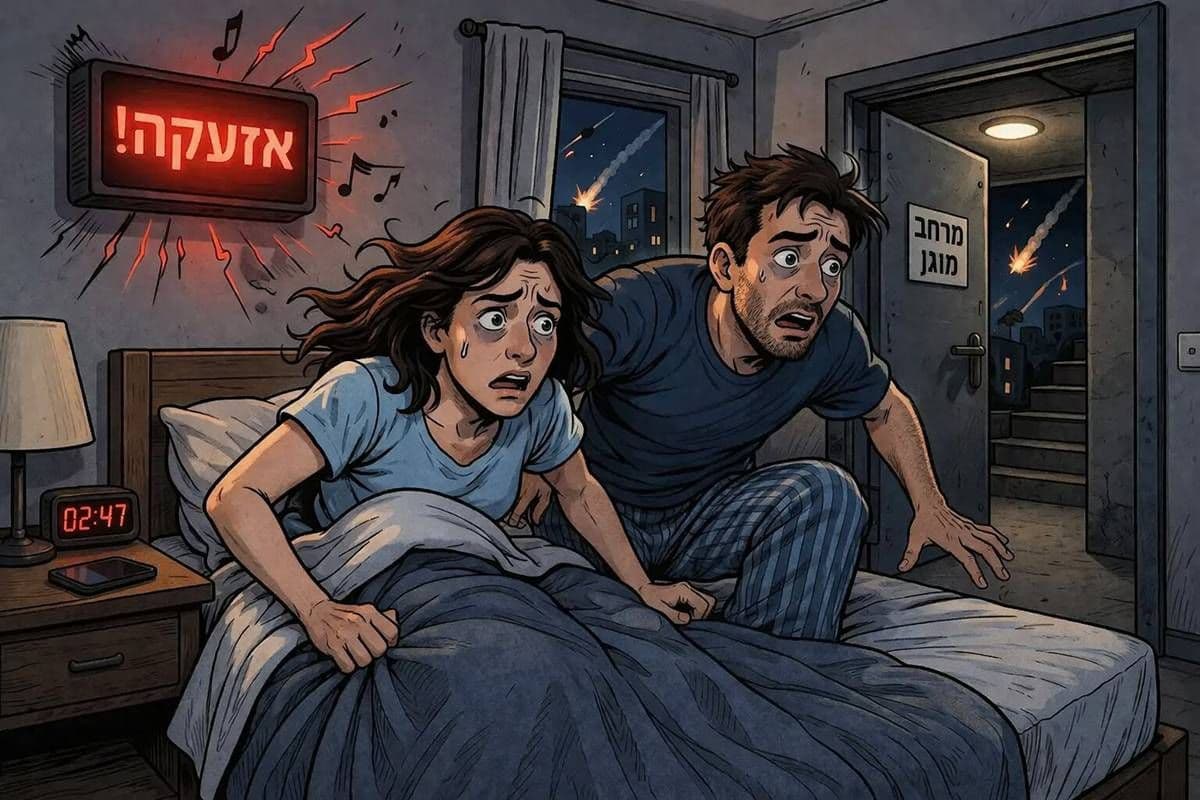 איך אזעקות לילה פוגעות בשינה ומגבירות דיכאון וחרדה ביום שאחרי